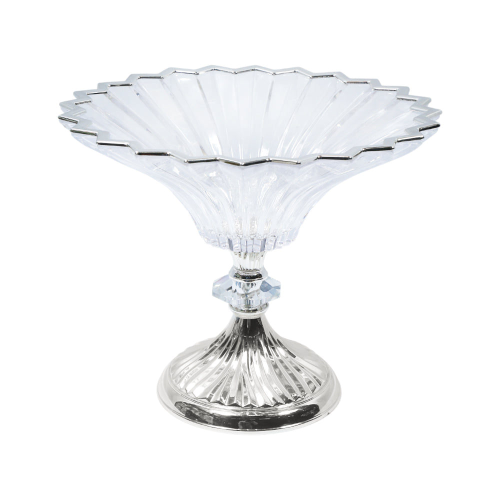 BOWL W-STAND IR U21524/S Default Title - MamasJan Décor