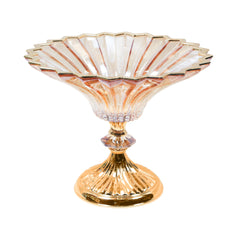 BOWL W-STAND IR U21524H/G Default Title - MamasJan Décor