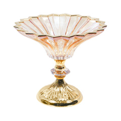 BOWL W-STAND IR U21525H/G Default Title - MamasJan Décor