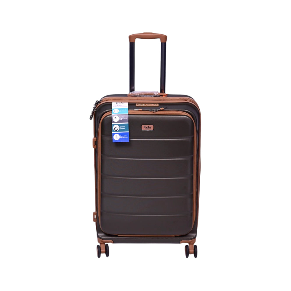 GOBY TROLLEY CASE MARS COFFEE 24INCH Default Title - MamasJan Luggage