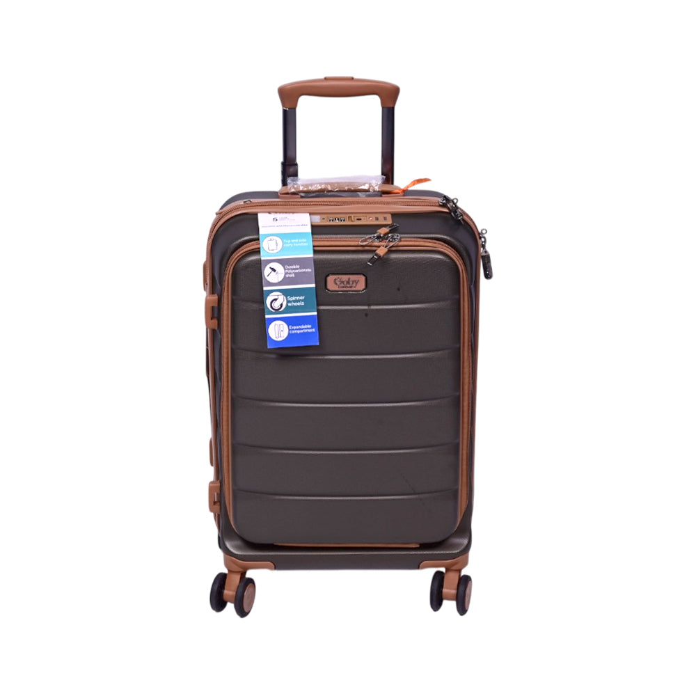 GOBY TROLLEY CASE MARS COFFEE 20INCH Default Title - MamasJan Luggage