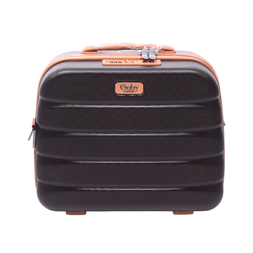 GOBY BEAUTY BOX MARS DARK BROWN Default Title - MamasJan Luggage