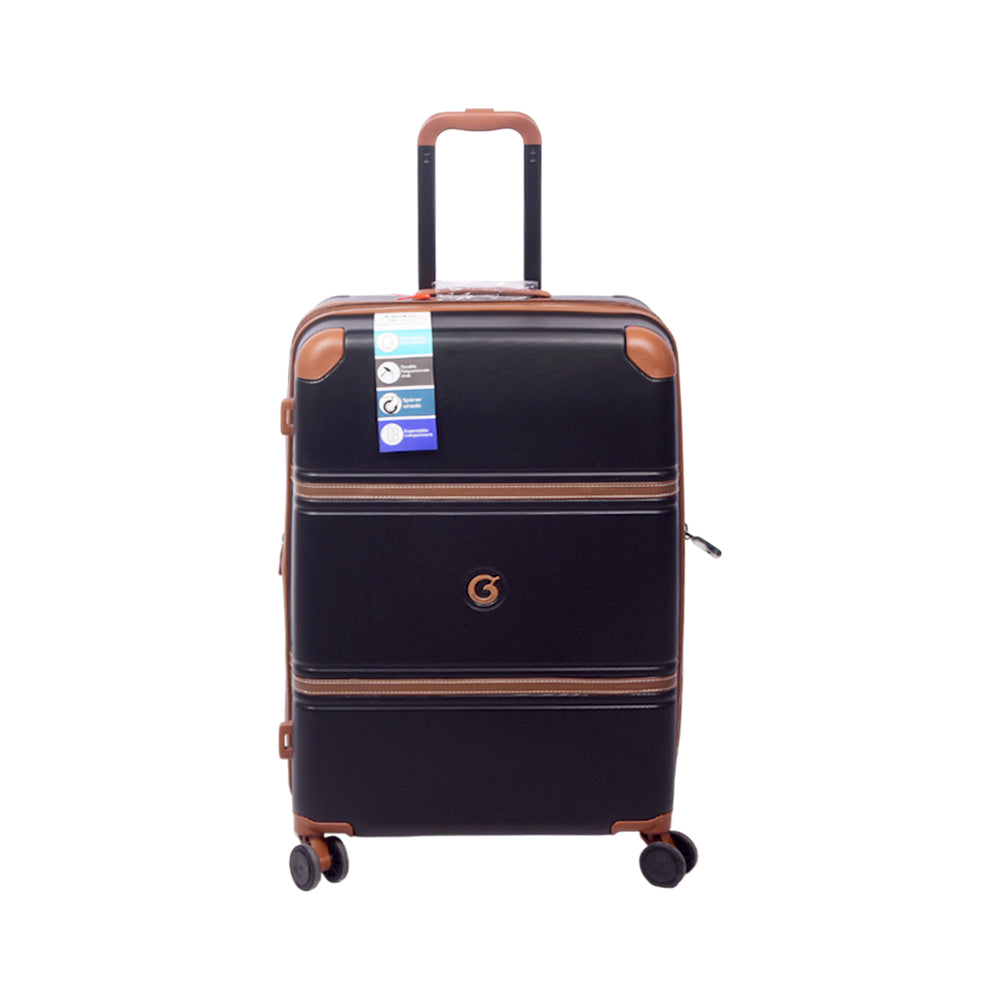GOBY TROLLEY CASE AGATE BROWN 24INCH Default Title - MamasJan Luggage