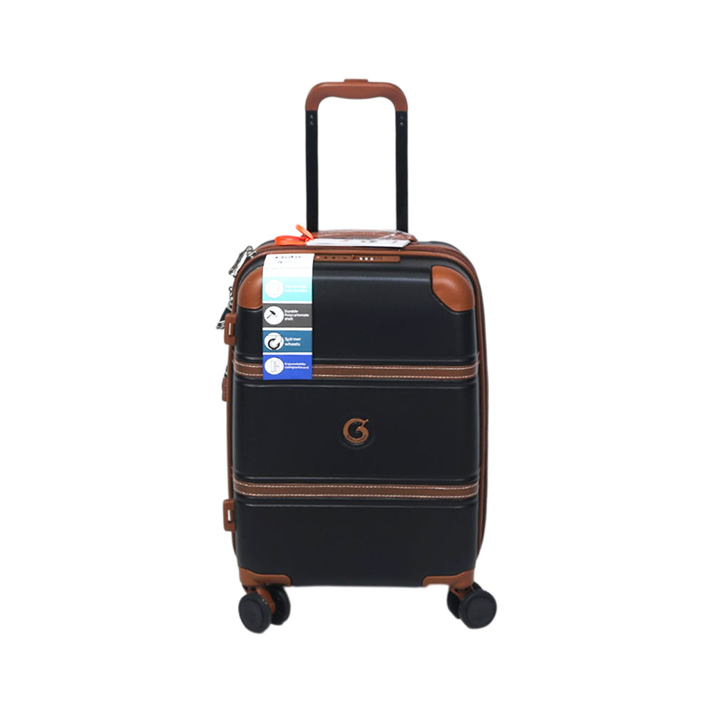 GOBY TROLLEY CASE AGATE BLACK 20INCH Default Title - MamasJan Luggage