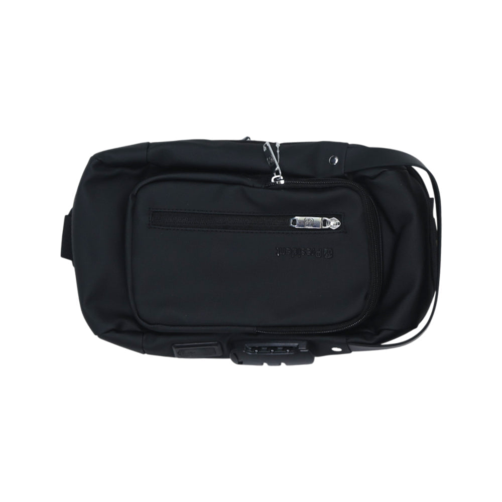 PRESIDENT CROSS BODY BAG 12.5 INCH SBP9052-12.5 Default Title - MamasJan Luggage