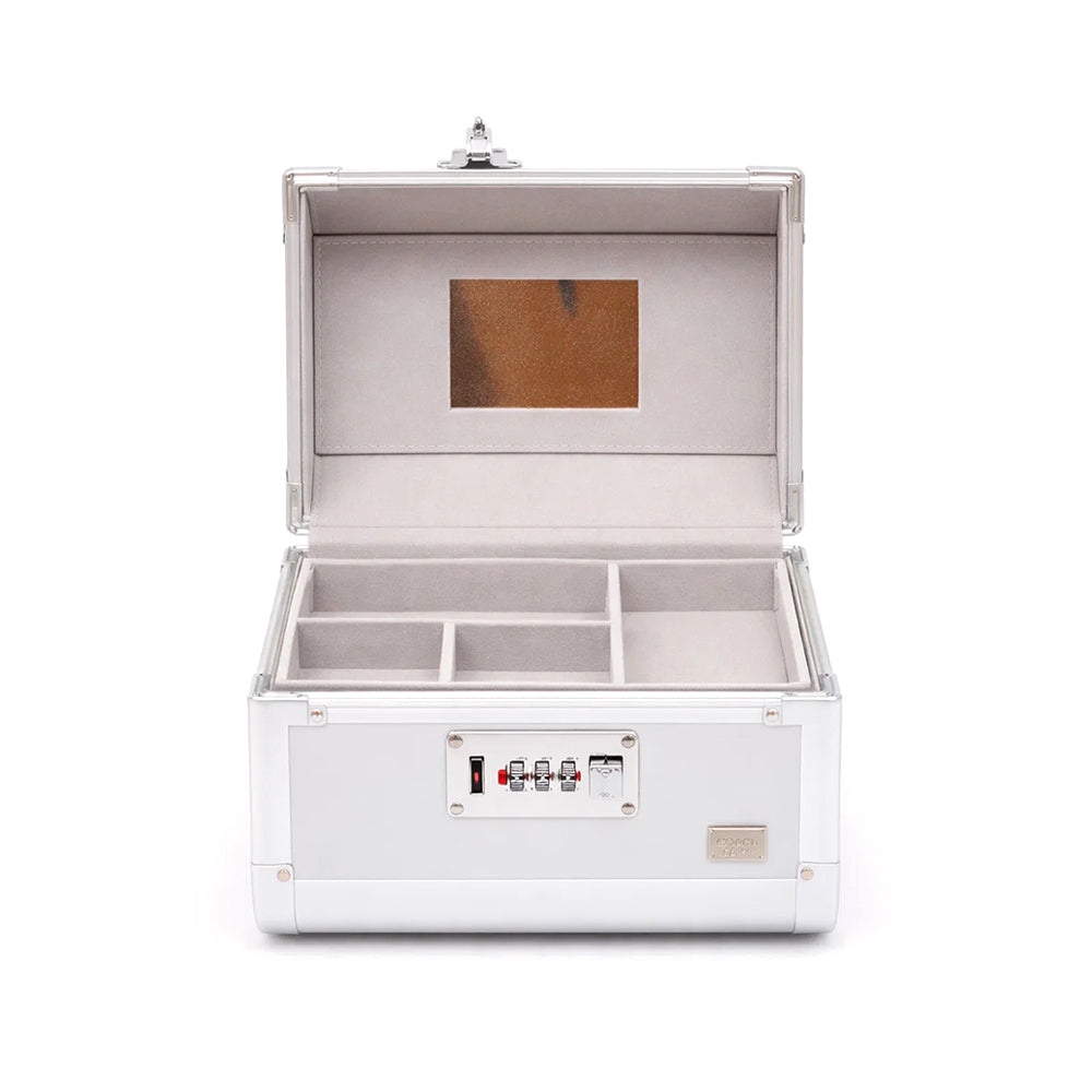 MONSCA ALUMINUM BEAUTY BOX 8INCH M23709-8 Default Title - MamasJan Makeup