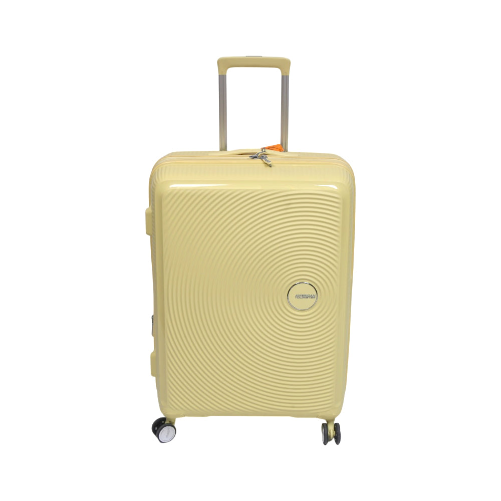 AMERICAN TOURISTER TROLLY CASE 24 INCH CUSTARD CURIO Default Title - MamasJan Luggage