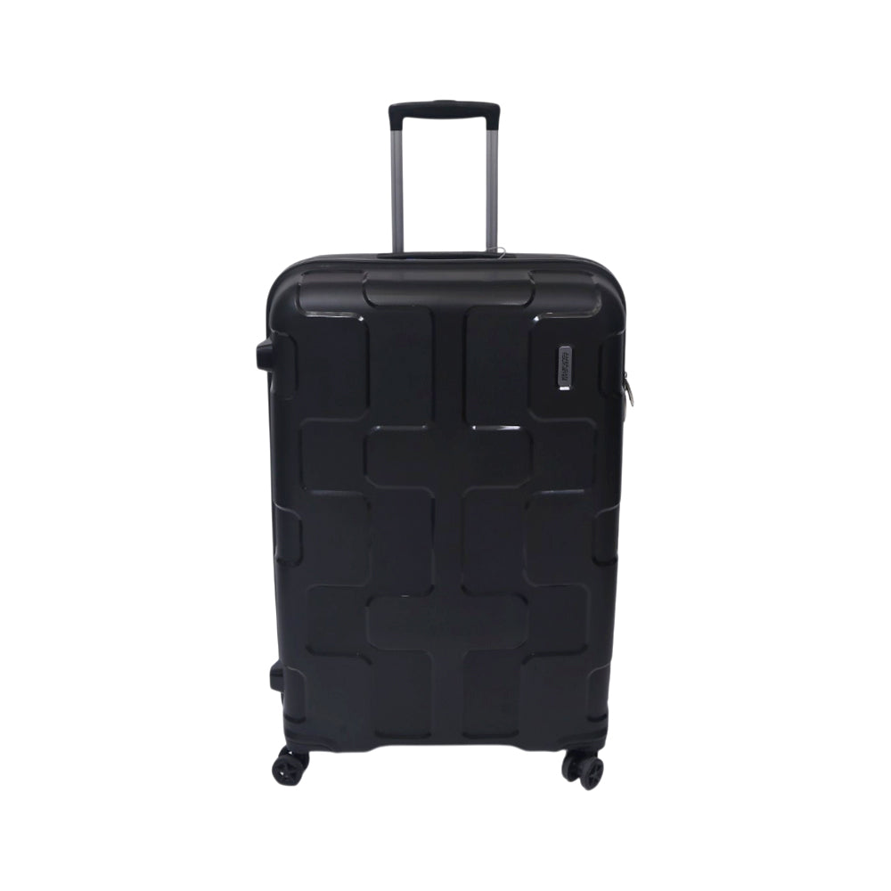 AMERICAN TOURISTER TROLLY CASE 28 INCH CHARCOL GREY RUMPLER Default Title - MamasJan Luggage