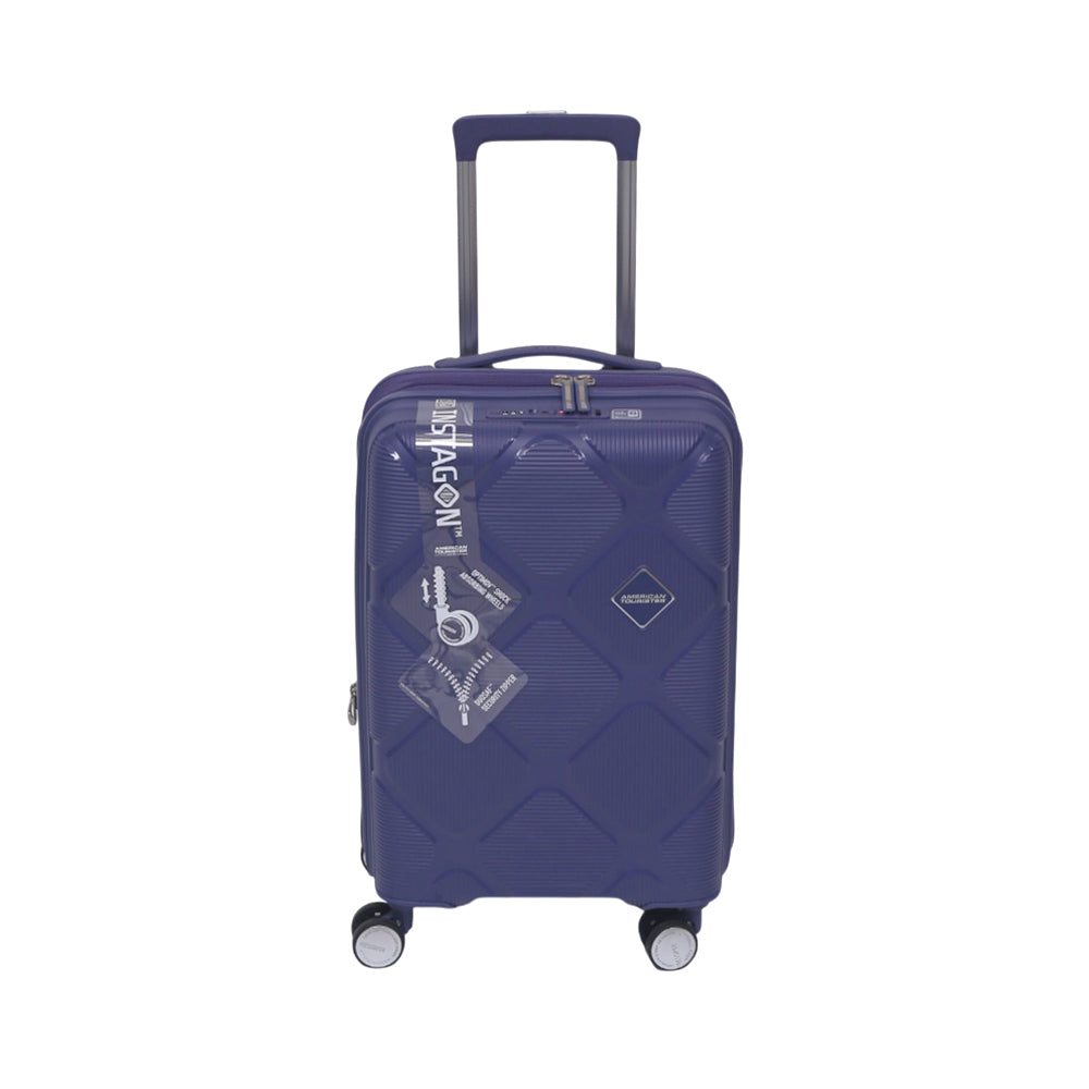 AMERICAN TOURISTER TROLLY CASE 20 INCH FUTURE DUSK INSTAGON Default Title - MamasJan Luggage
