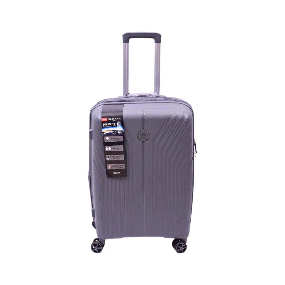 RONCATO TROLLY CASE 24 INCH GREY EDGE PRO Default Title - MamasJan Luggage