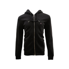 TH MEN L/S F-ZIPPER HOODIE MW31492-001 BLK M (IRW) Default Title - MamasJan mens wear