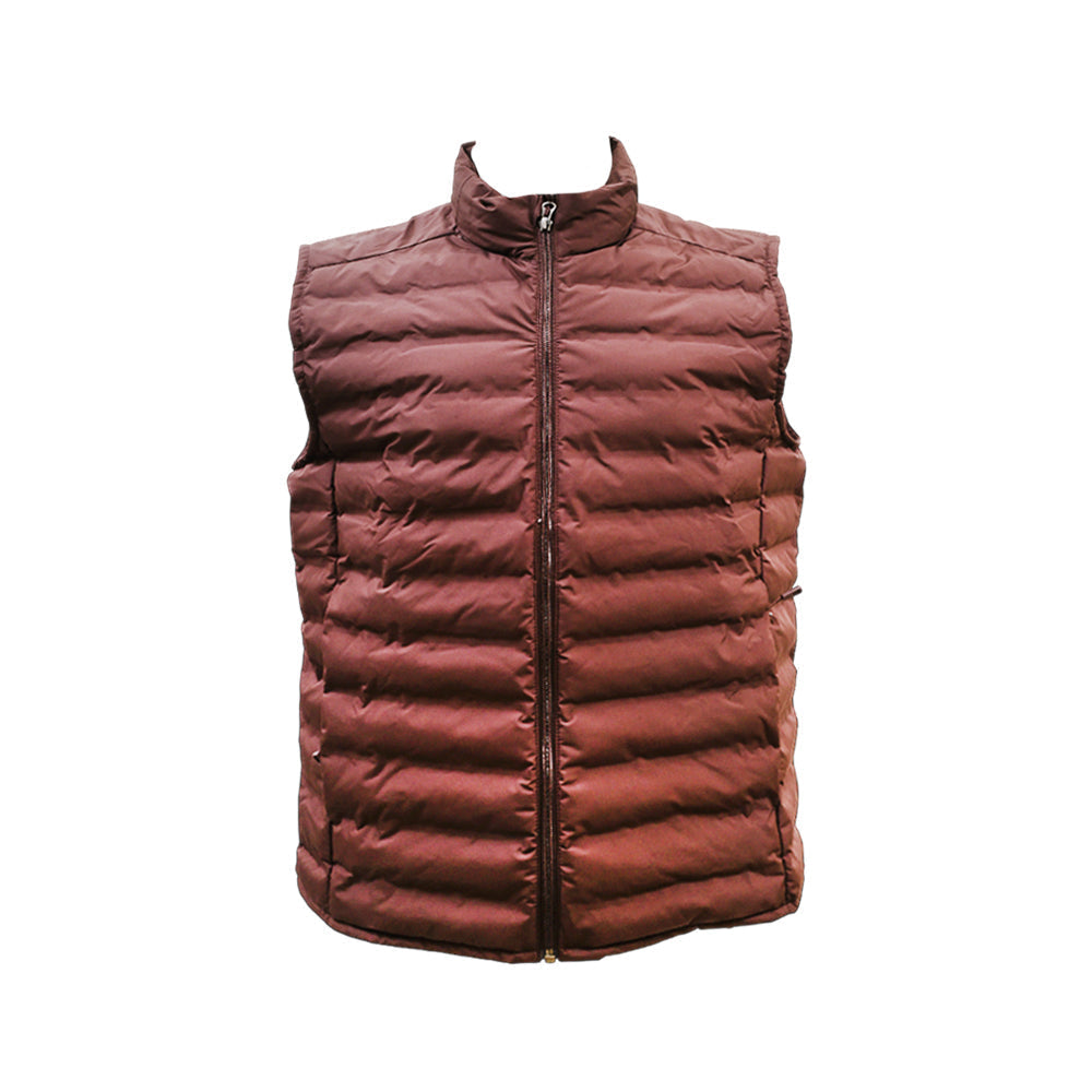HEAT 32 MEN L/S PUFFER JACKET T5FMRP10PRT MRN L IRW XL - MamasJan mens wear