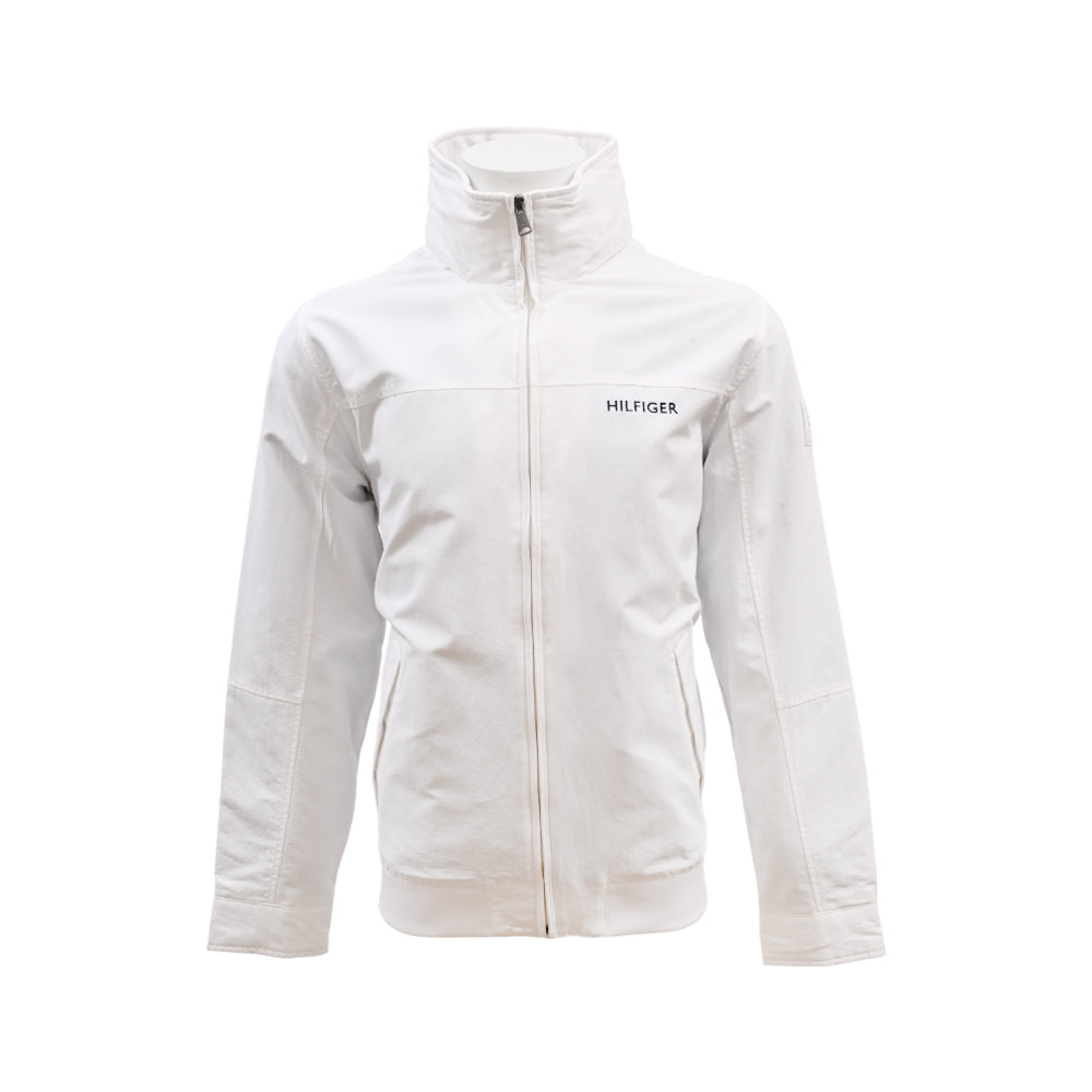 TH MEN L/S WINDBREAKER JACKET 78J8297-102 WHT M (IRW) Default Title - MamasJan mens wear