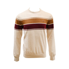 TH MEN L/S R.NECK SWEATER XM06065-250 MULTI L (IRW) XL - MamasJan mens wear