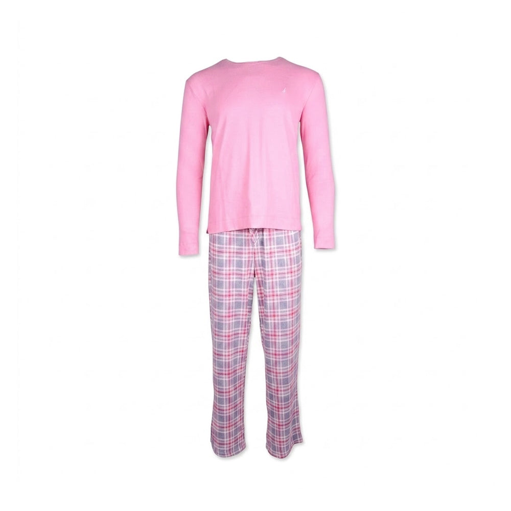 NAUTICA LADIES NIGHT SUIT NT72713 PNK/GRY S (IR) Default Title - MamasJan mens wear