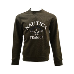 NAUTICA MEN L/S SWEATSHIRT KR5870 GRN L (IRW) M - MamasJan mens wear