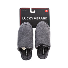 LUCKY BRAND MENS WARM SLIPPERS GRY L (IRW) M - MamasJan mens wear