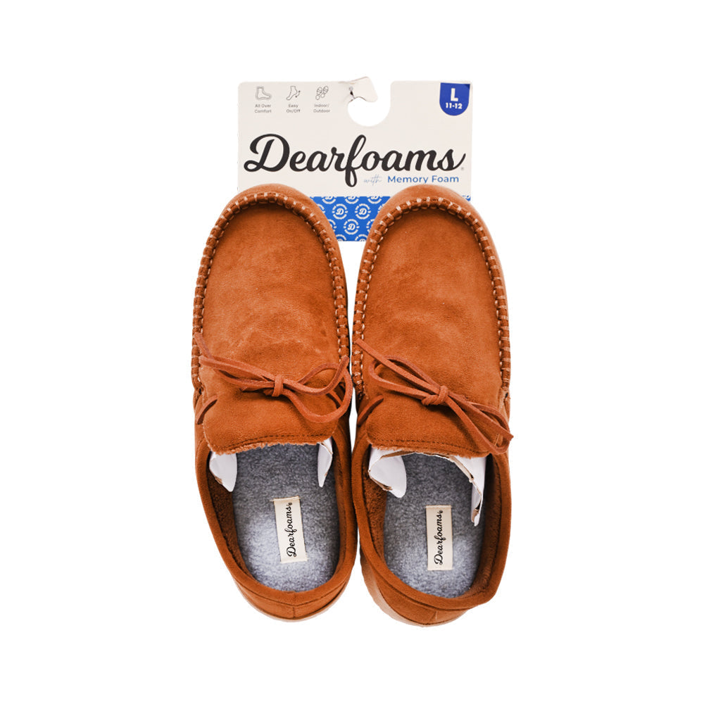 DEAR FOAM MEN WARM SHOES 21810 BRN M (IRW) M - MamasJan mens wear