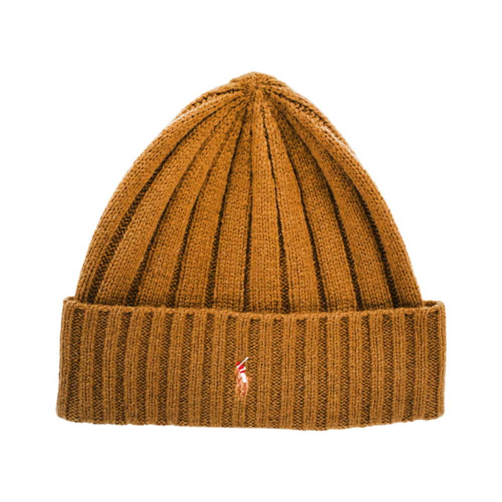 RL BEANIE PP0054 OLV (IRW) Default Title - MamasJan mens wear