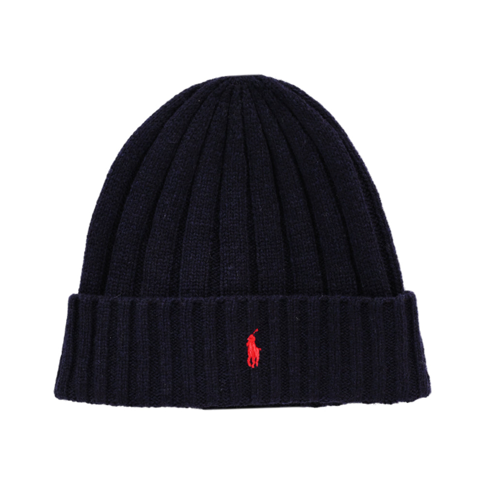 RL BEANIE PP0054 NVY (IRW) Default Title - MamasJan mens wear