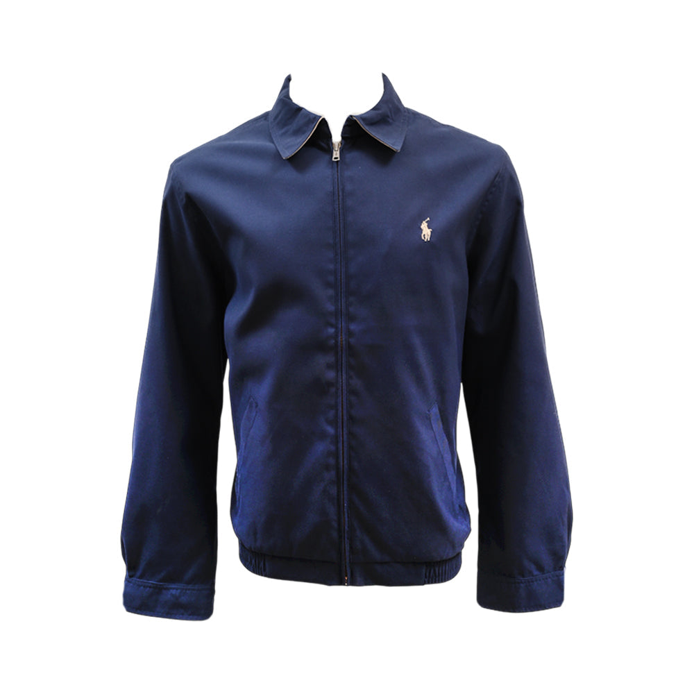 RL MEN L/S CHINO JACKET 506001 NVY M (IRW) Default Title - MamasJan mens wear