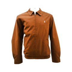 RL MEN L/S CHINO JACKET 744003 BRN L (IRW) Default Title - MamasJan mens wear