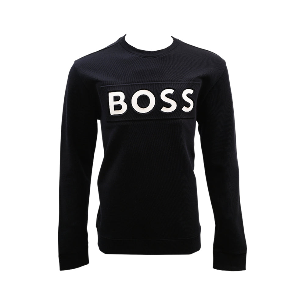 HB MEN L/S SWEAT SHIRT 50494453 NVY L (IRW) Default Title - MamasJan mens wear