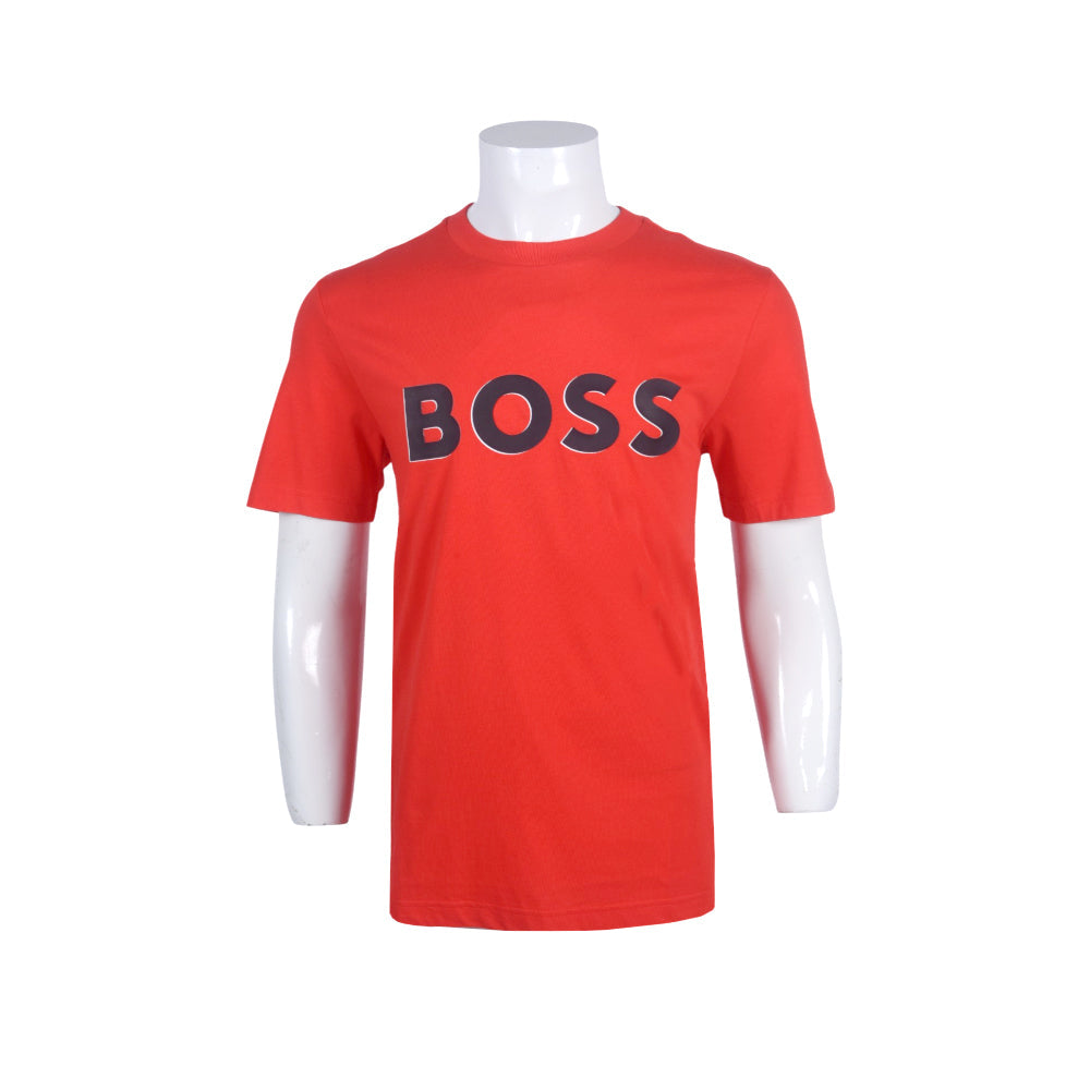 HB MEN S/S R.NECK SHIRT 50551291 RED M (IRS) XL - MamasJan mens wear