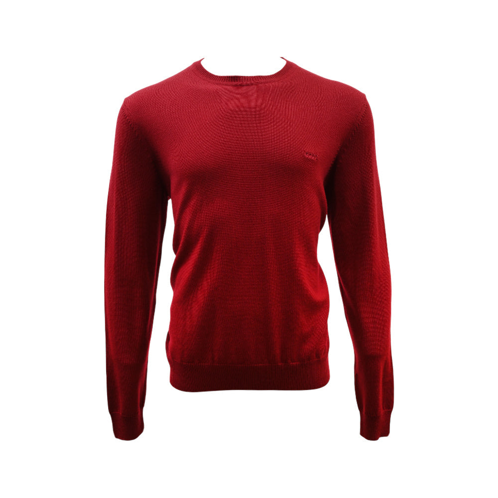 HB MEN L/S R.NECK SWEATER 50549671 MRN L (IRW) XL - MamasJan mens wear