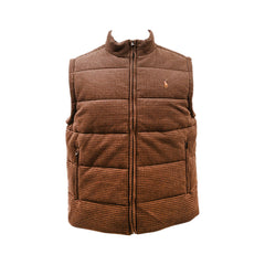 RL MEN S/L PUFFER JACKET 693001 BRN L (IRW) M - MamasJan mens wear