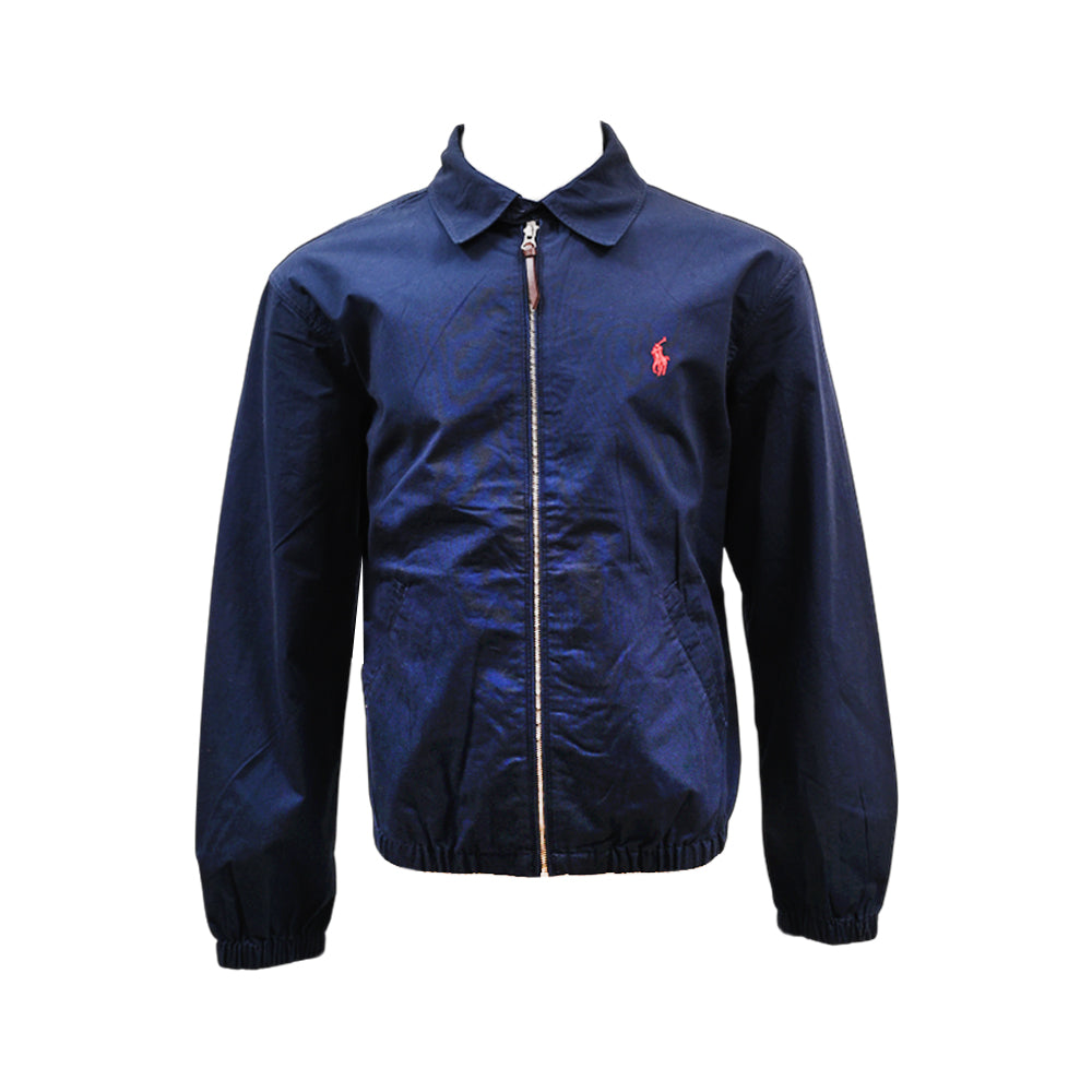 RL MEN L/S CHINO JACKET 873005 NVY L (IRW) L - MamasJan mens wear