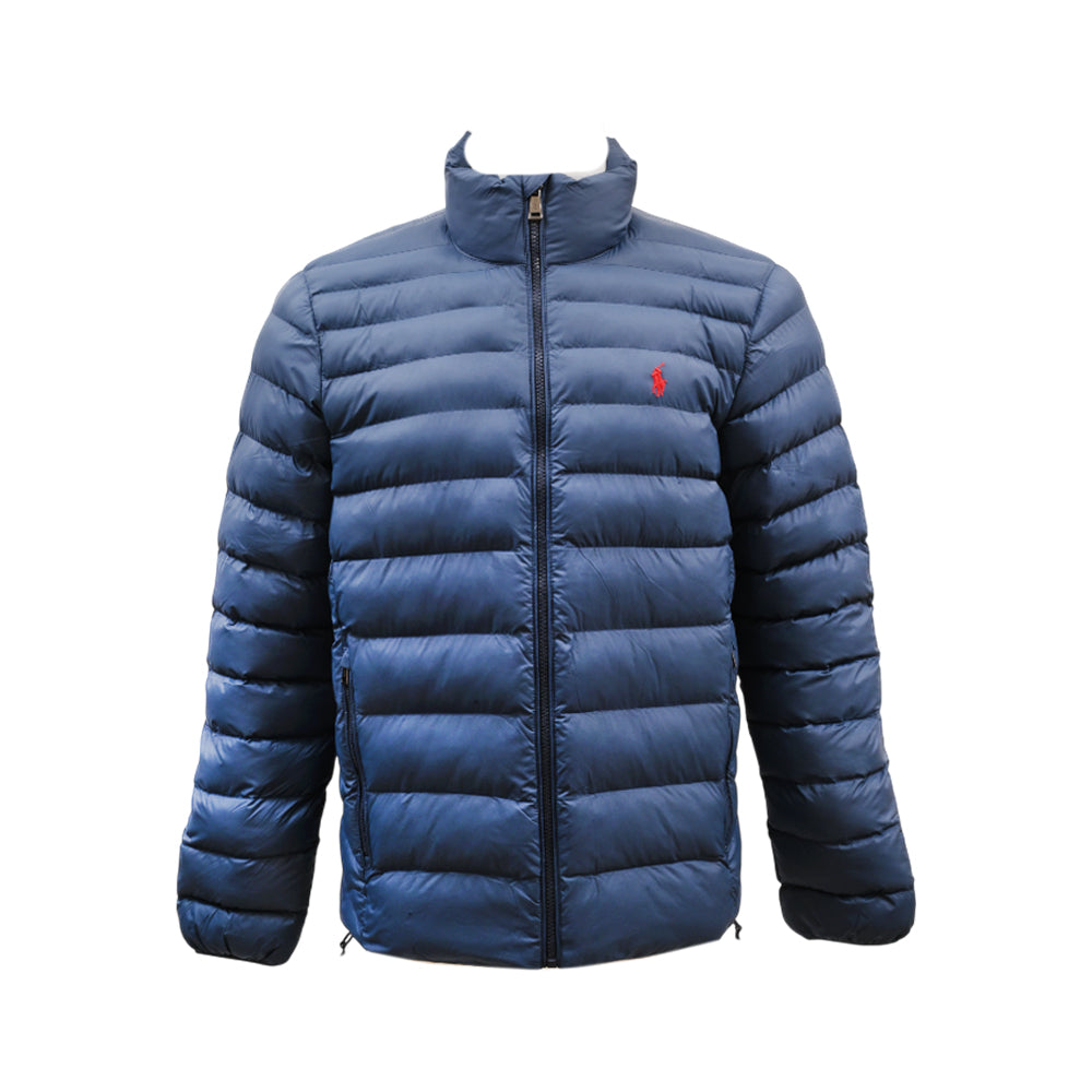 RL MEN L/S PUFFER JACKET 100001 BLU S (IRW) Default Title - MamasJan mens wear