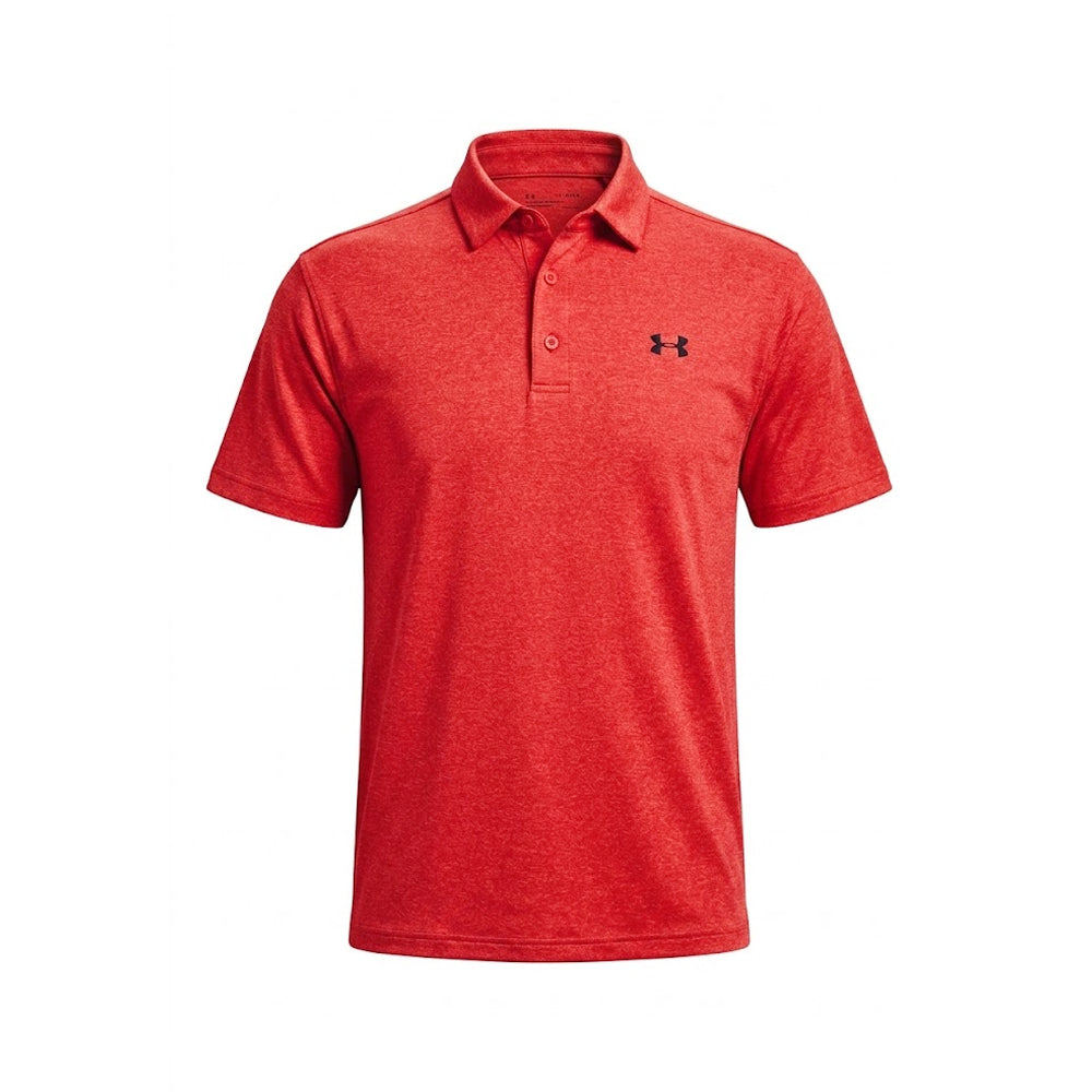 UA MEN S/S POLO SHIRT 1351131 RED L (IRS) Default Title - MamasJan mens wear