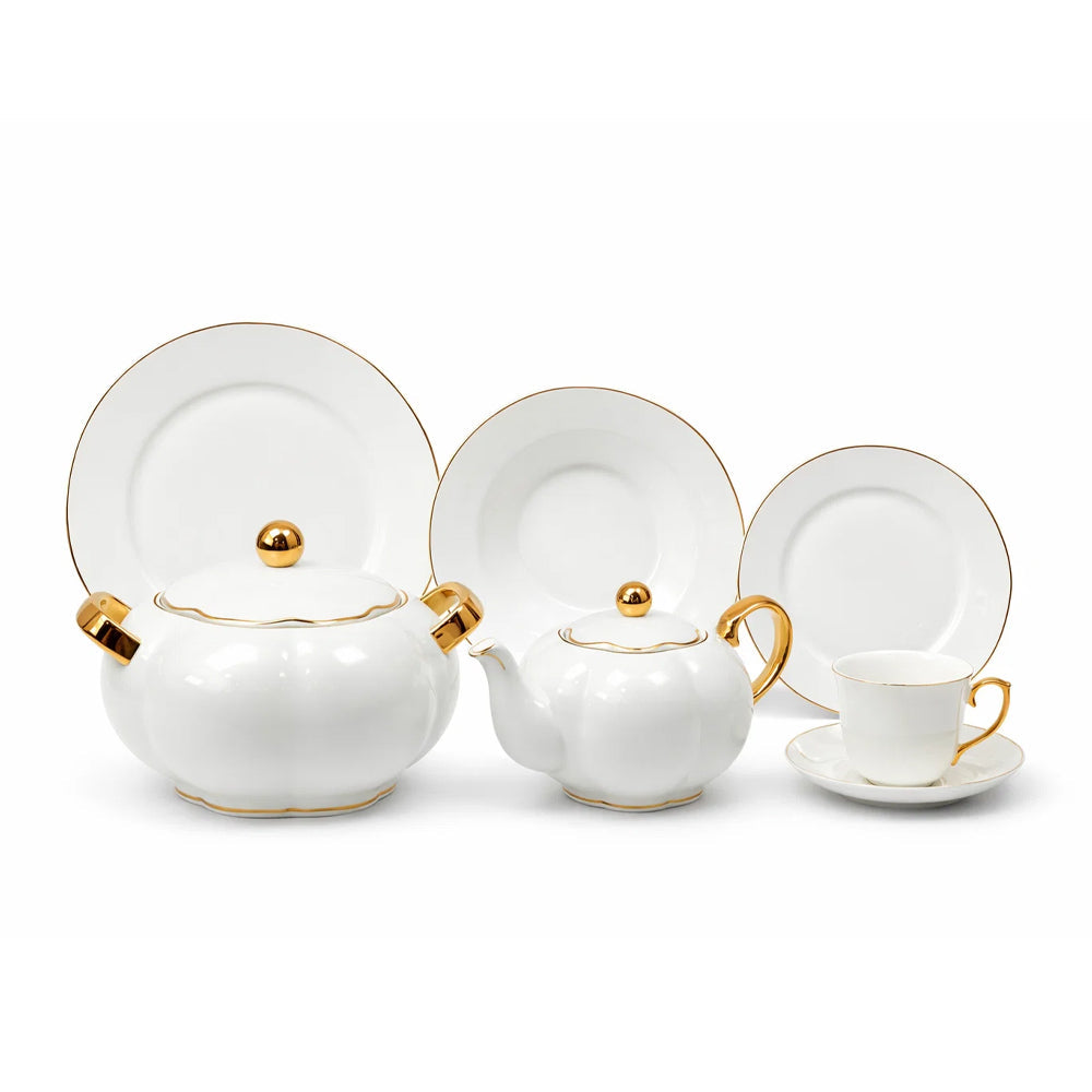 DINNER SET 61PC BONE CHINA NG-GGK AFK Default Title - MamasJan Crockery