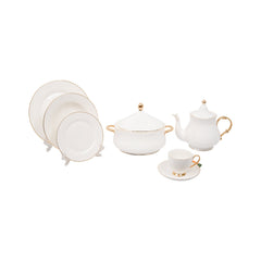 DINNER SET 61PC BONE CHINA HY-GGK AFK Default Title - MamasJan Crockery