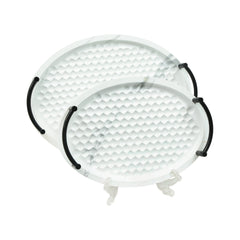 TRAY SET 2PC OVAL FIBER MT69-4 Default Title - MamasJan Crockery