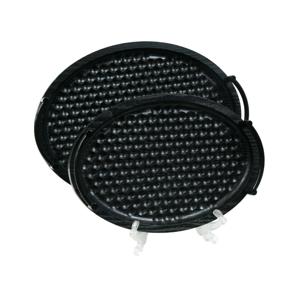 TRAY SET 2PC OVAL FIBER MT69-6 Default Title - MamasJan Crockery