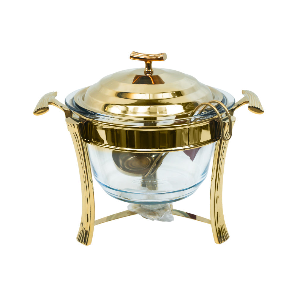 BOWL SOUP GOLDEN MAY FLOWER CR21066G Default Title - MamasJan Crockery