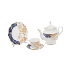 TEA SET 24 PC PORCELAIN 11839A MS Default Title - MamasJan Crockery
