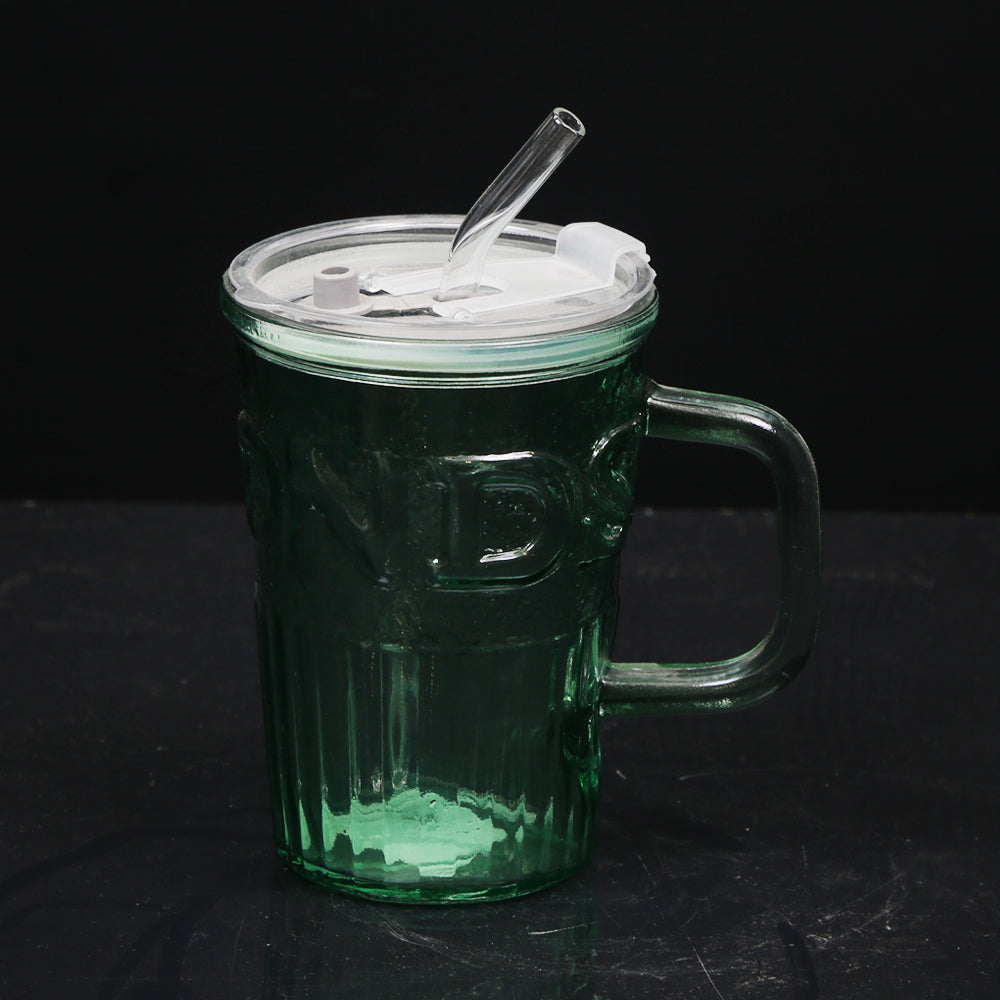 MUG WITH STRAW IR P1 Default Title - MamasJan Crockery