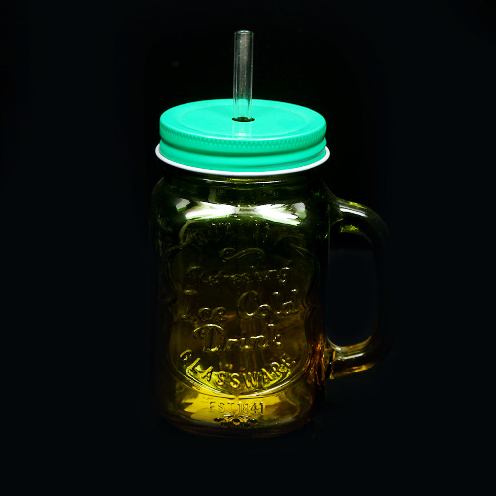 MUG WITH STRAW IR P2 Default Title - MamasJan Crockery