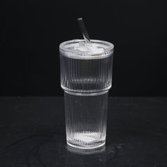 MUG WITH STRAW IR P13 Default Title - MamasJan Crockery