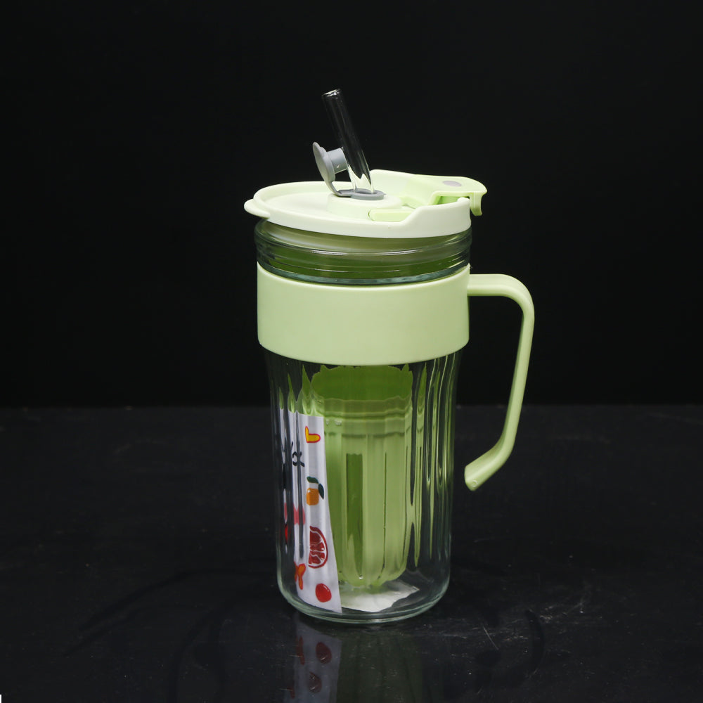 MUG WITH STRAW IR P16 Default Title - MamasJan Crockery