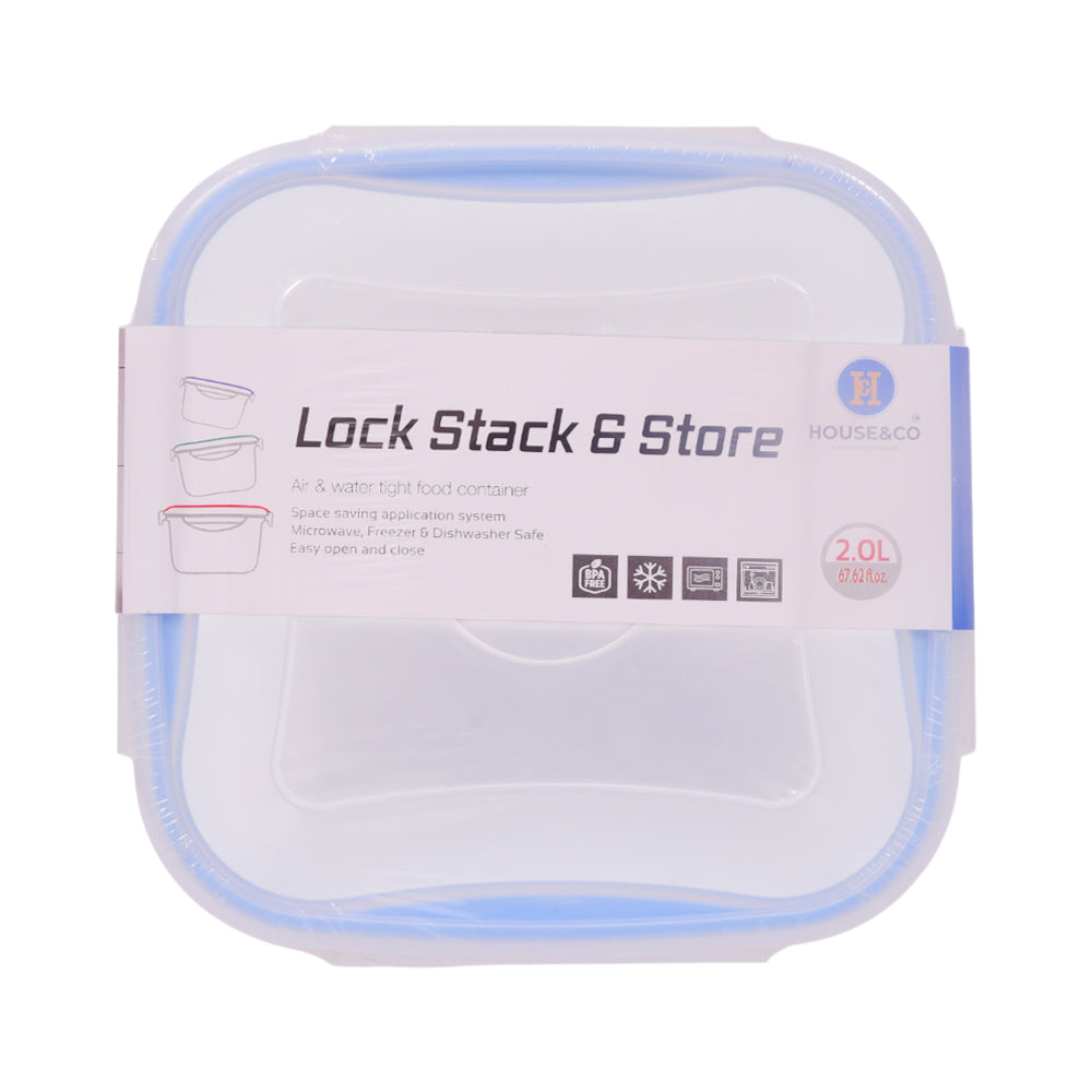 H&C FOOD STORAGE CONTAINER 2000 ML Default Title - MamasJan Grocery Nonfood