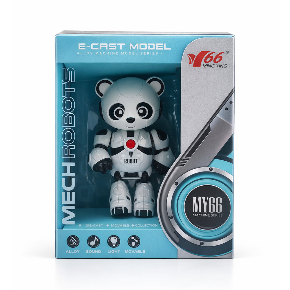 MY66-J1206 DIE-CAST PANDA ROBOT IR Default Title - MamasJan Toys