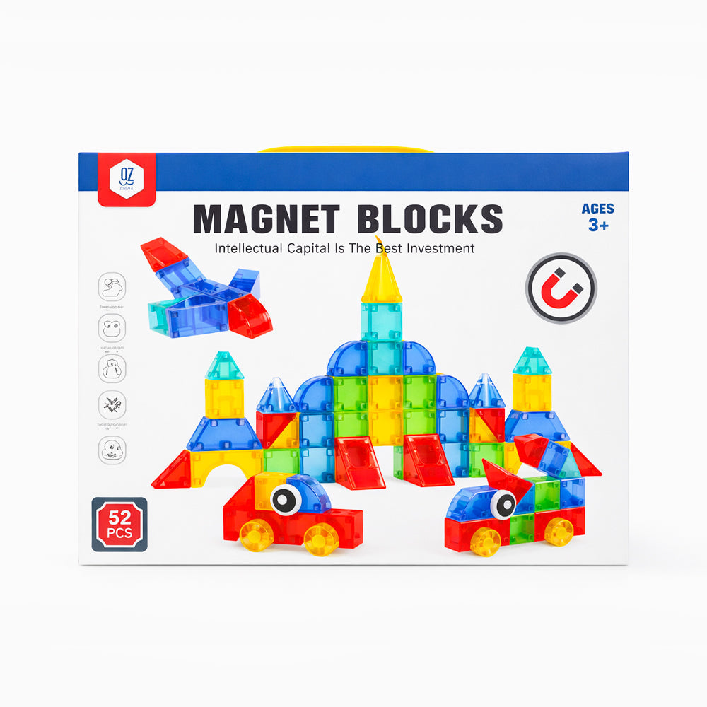 HD142A MAGNET BLOCKS 52PC IR Default Title - MamasJan Toys