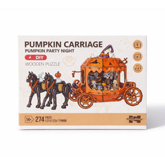 68076 DIY WOODEN PUZZLE PUMPKIN 274PC IR Default Title - MamasJan Toys