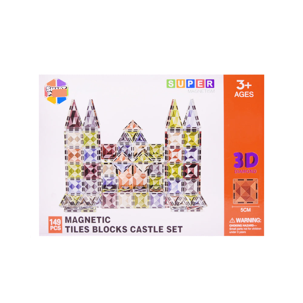 S-1045 3D MAGNETIC TILES BLOCKS 149PC IR Default Title - MamasJan Toys