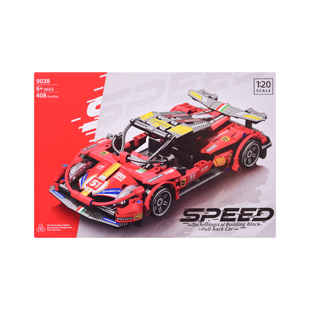 9038 SPEED CAR BLOCKS 408PC IR Default Title - MamasJan Toys