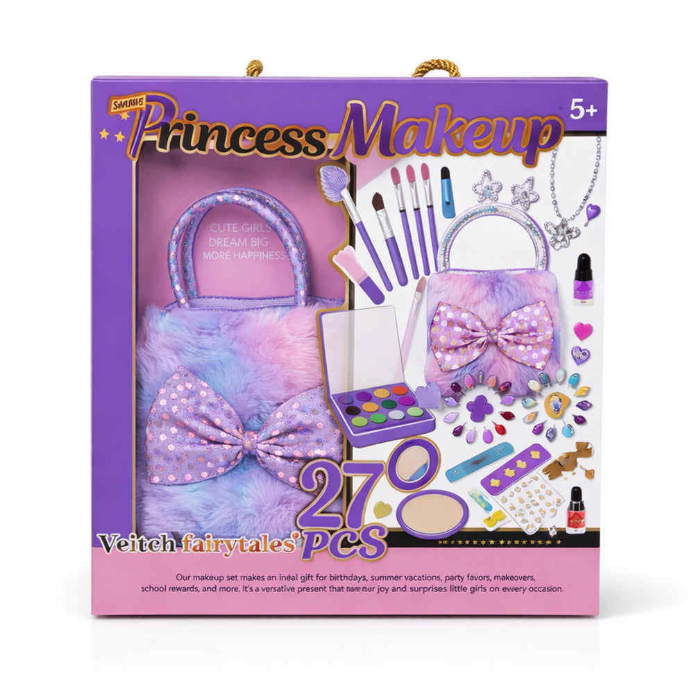 SR24113 PRINCESS MAKEUP BAG 27PC IR Default Title - MamasJan Toys